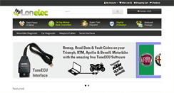 Desktop Screenshot of lonelec.co.uk