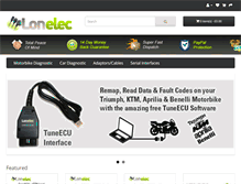 Tablet Screenshot of lonelec.co.uk