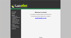 Desktop Screenshot of lonelec.com